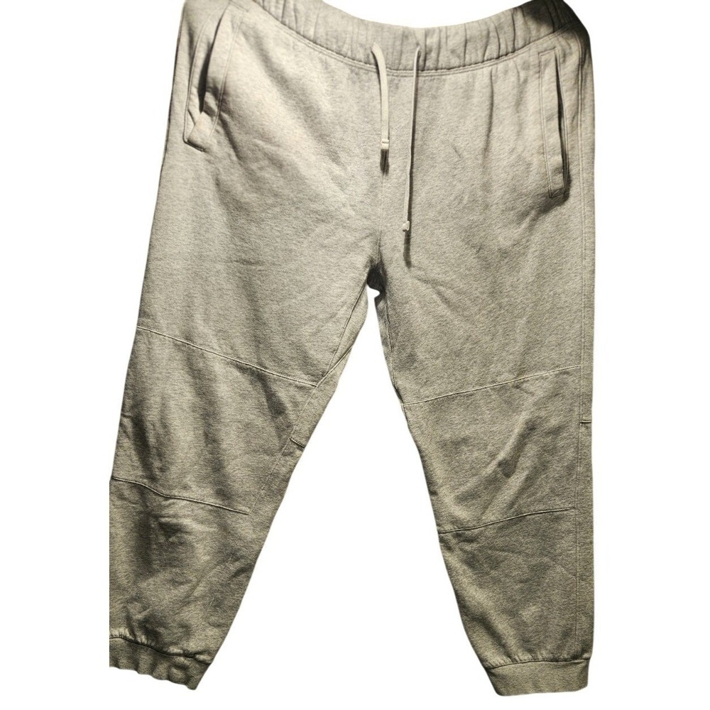 HM Mens Regularβ Fit Joggers Heather Gray Drawstring Sweatpants XL